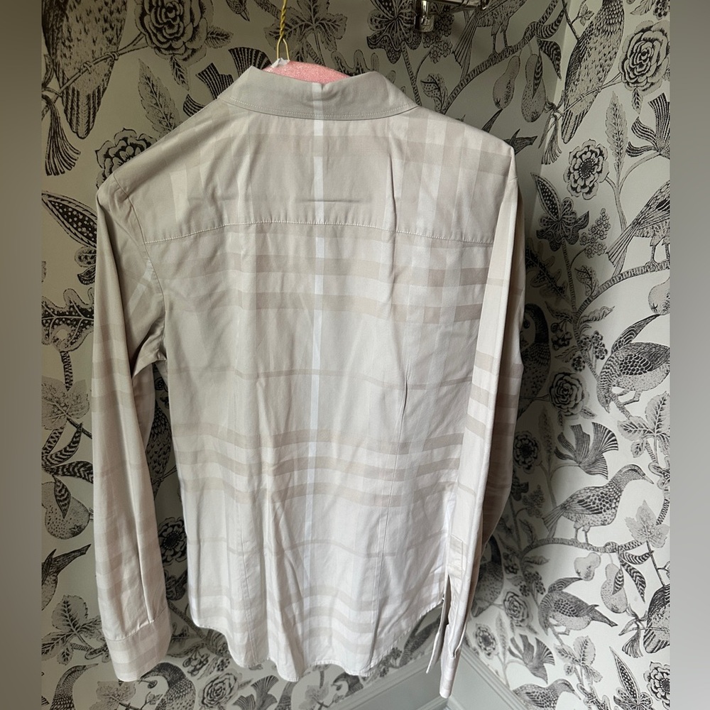Burberry Neutral Button Down - image 3